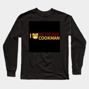 I Emoji Cat Bethune Cookman Long Sleeve T-Shirt